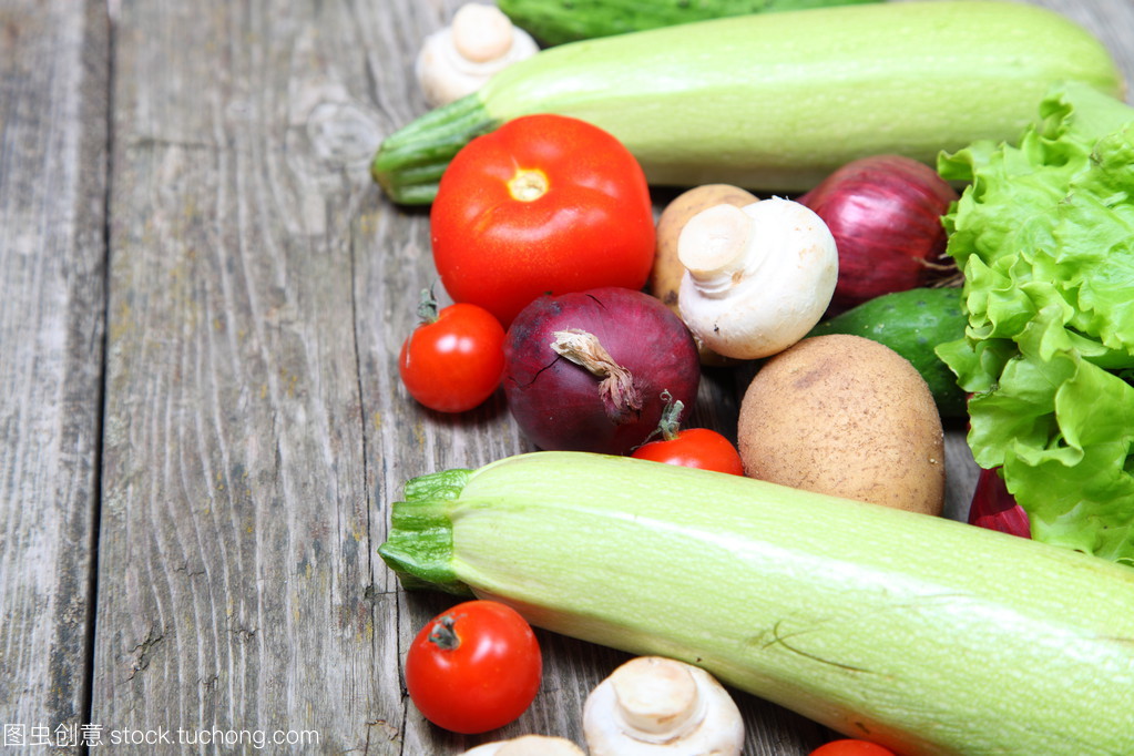 新鲜蔬菜 餐桌上的绿色健康密码